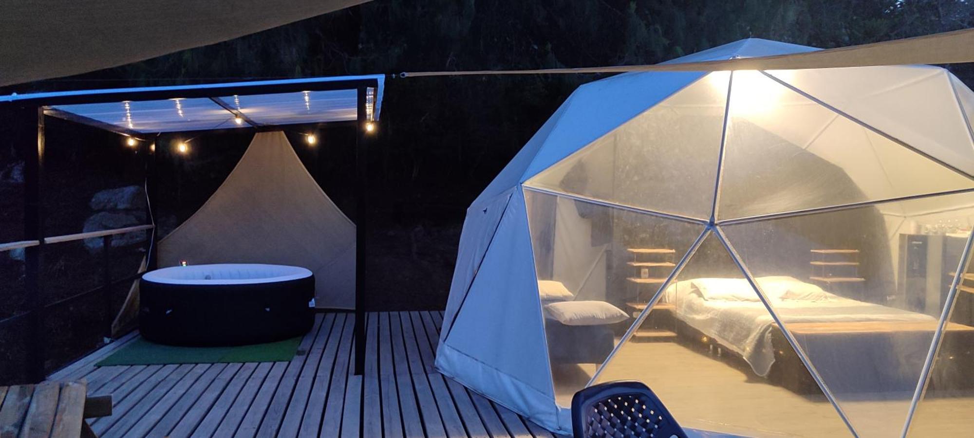 Glamping Villa Transito Macheta Ngoại thất bức ảnh