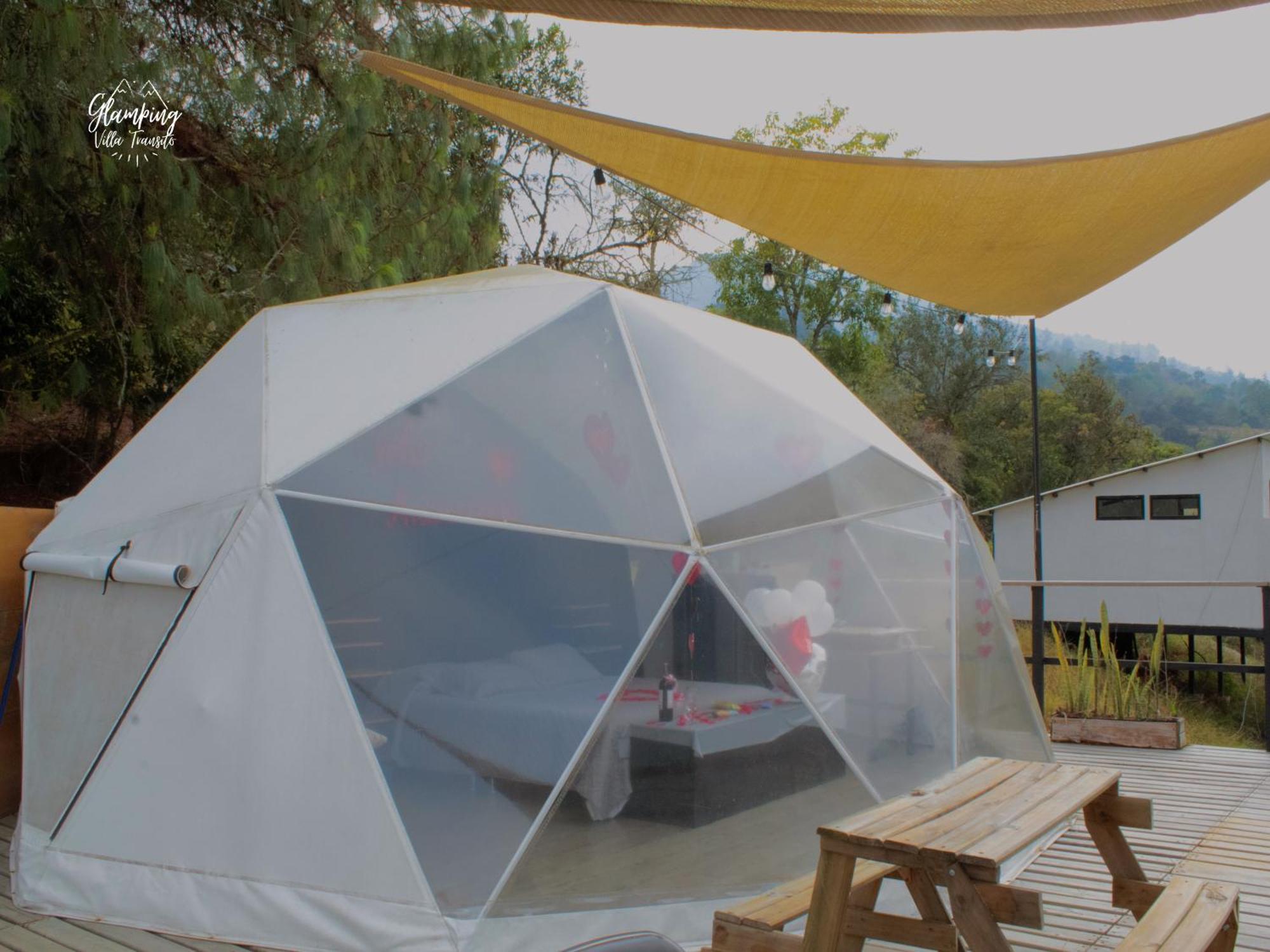 Glamping Villa Transito Macheta Ngoại thất bức ảnh
