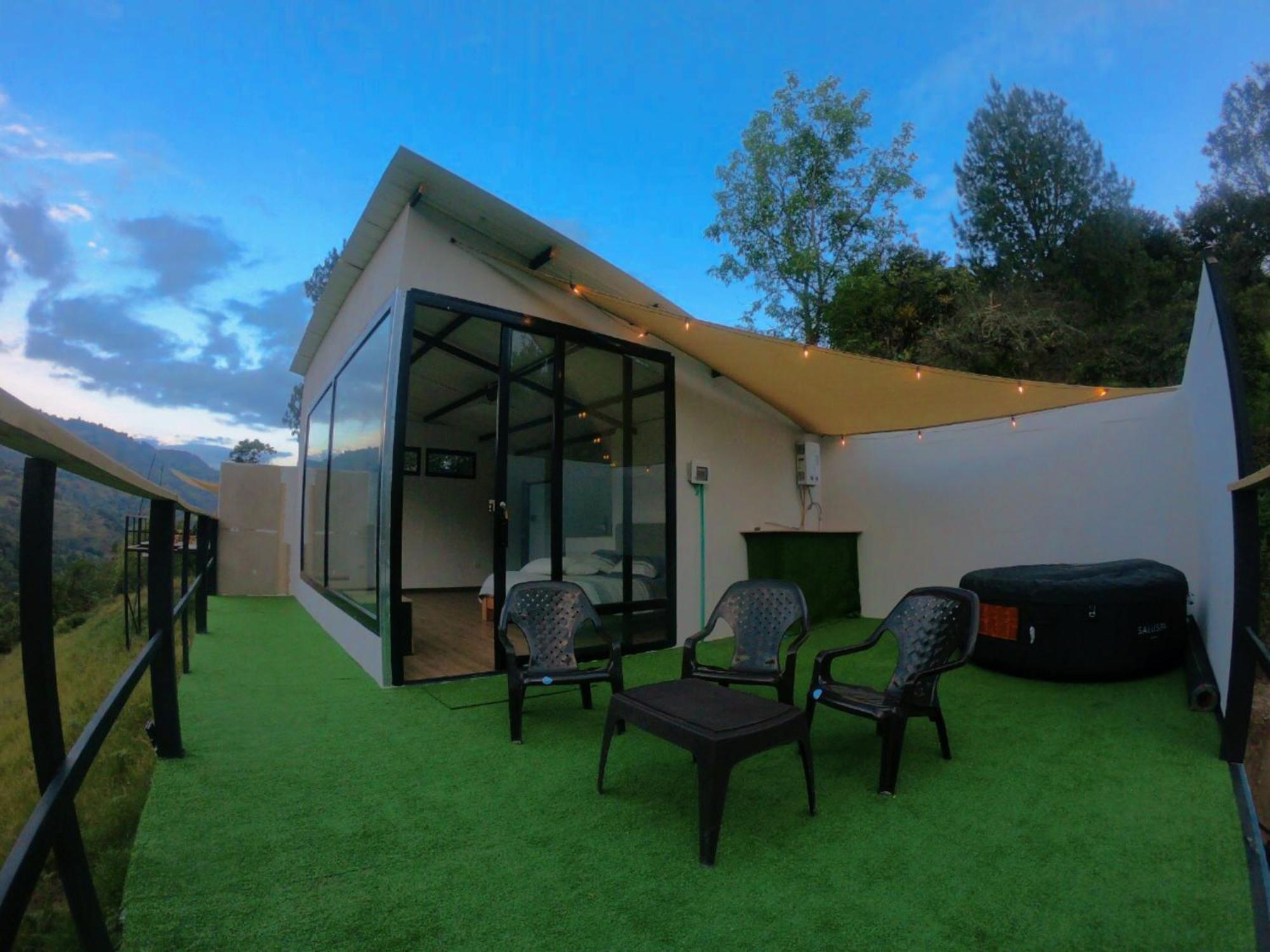 Glamping Villa Transito Macheta Ngoại thất bức ảnh