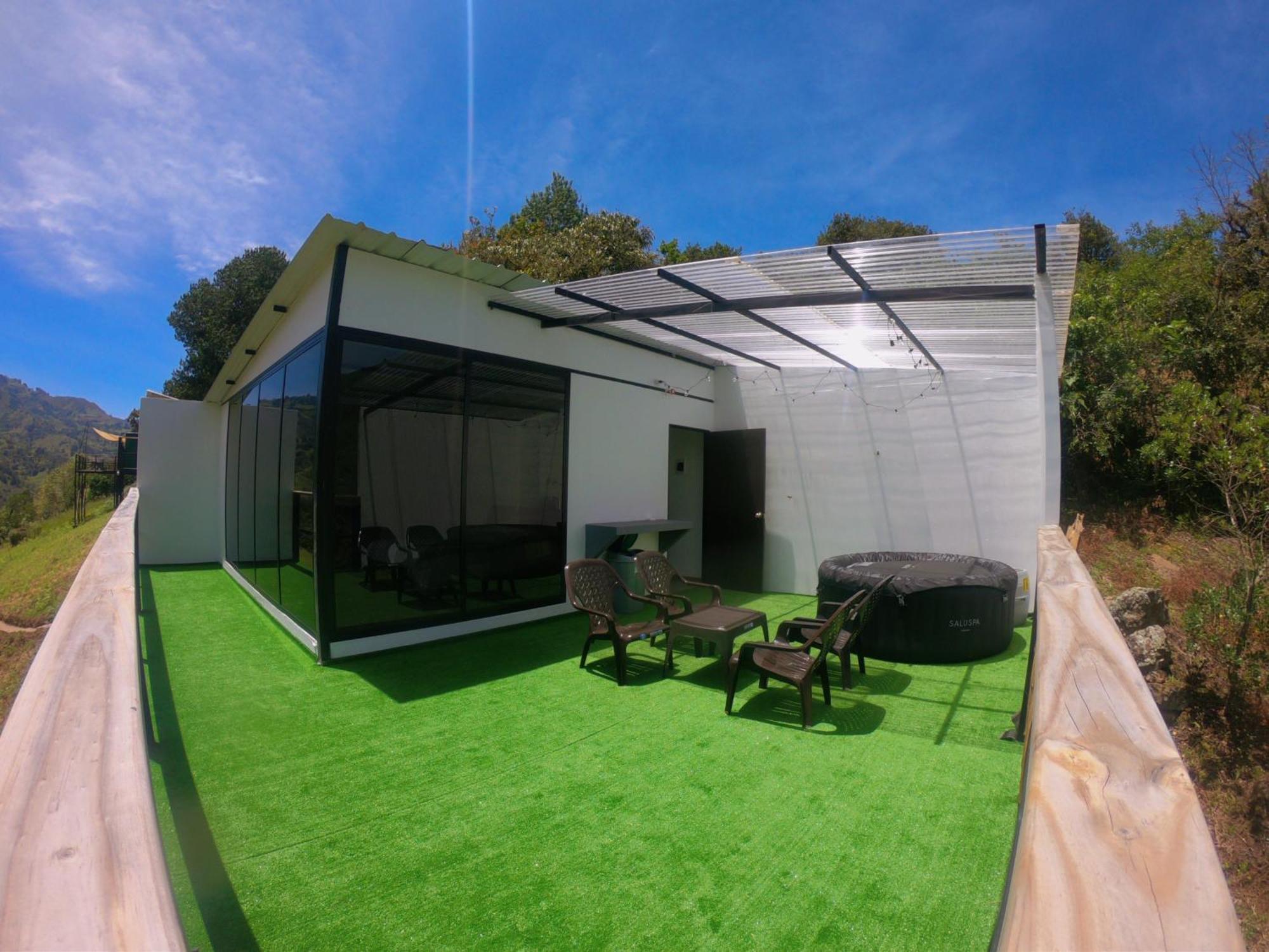 Glamping Villa Transito Macheta Ngoại thất bức ảnh