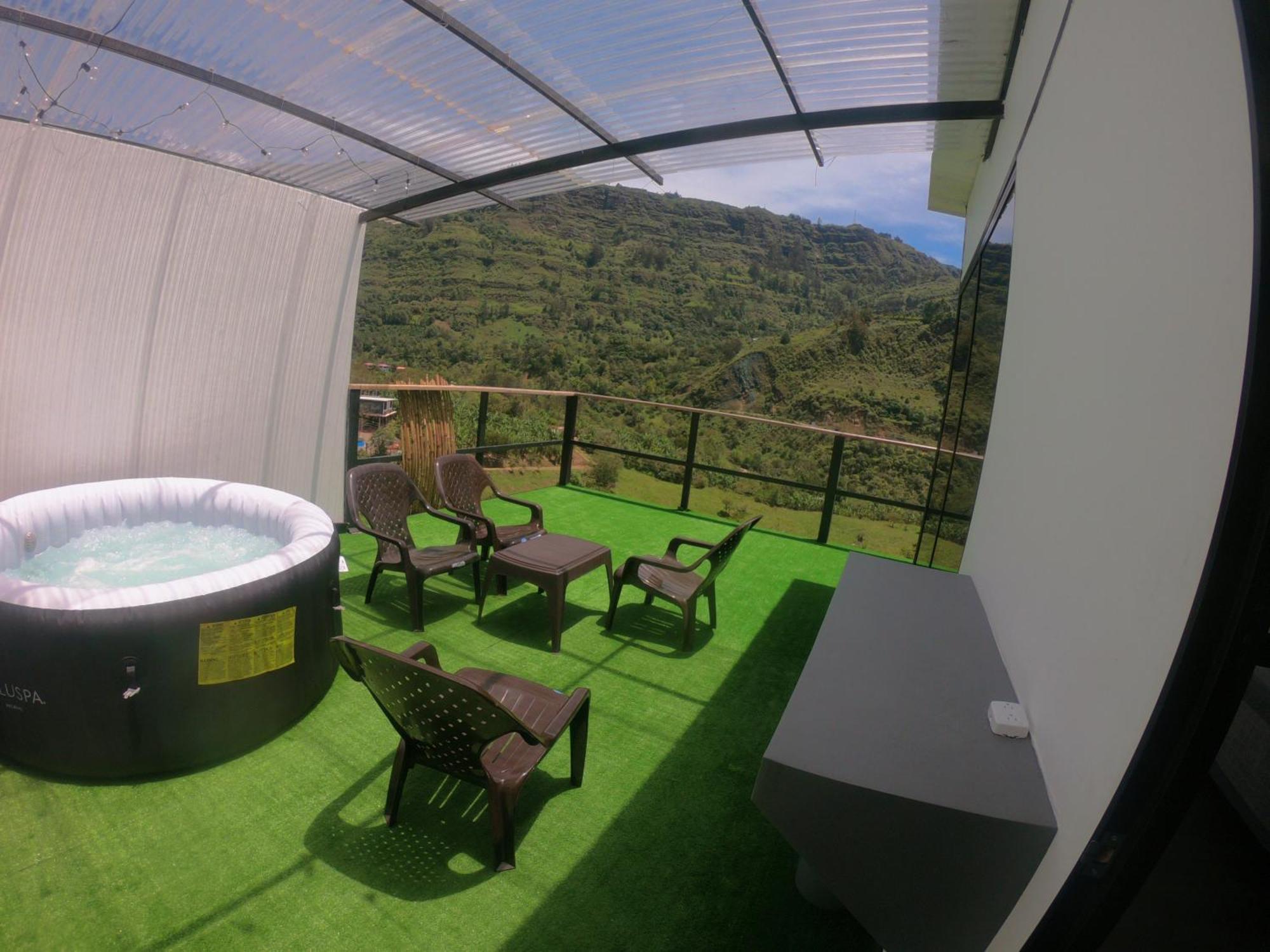 Glamping Villa Transito Macheta Ngoại thất bức ảnh